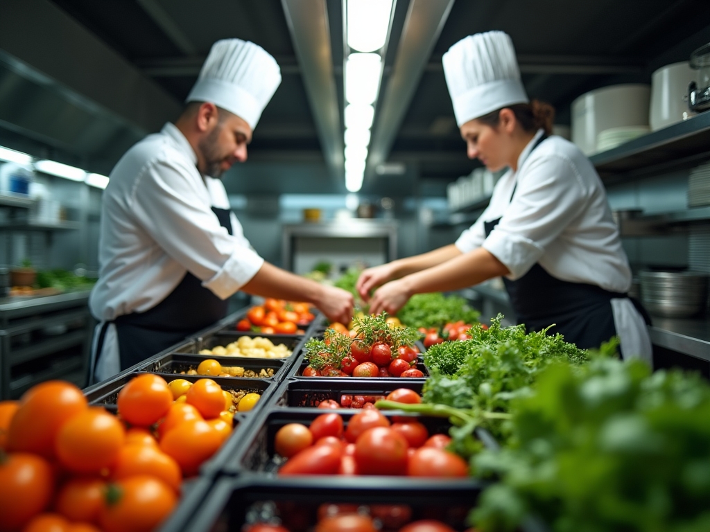 Approvisionnement local pour restaurant